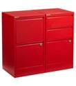 Red Bisley&reg; File Cabinets