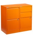 Orange Bisley&reg; File Cabinets