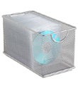 Silver Mesh CD Bin
