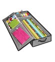 Grey Wrap & Tote Organizer Grey Wrap & Tote Organizer