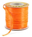 Orange Matte Raffia Ribbon