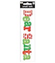 Dear Santa 3-D Rhinestone Sticker