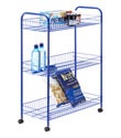 Blue 3-Tier Grande Rolling Cart
