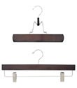 Walnut Hardwood Trouser Clamp & Skirt Hanger