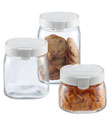 FlipTop Glass Canisters