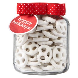 Glass Cracker Jar Gift