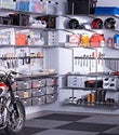 Driftwood & Platinum elfa utility Garage Driftwood & Platinum elfa utility Garage