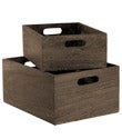 Feathergrain Wood Bins