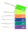 Neon Luggage Tag