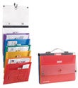 Rainbow Cascading Letter File Tote