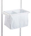 White elfa Divided Hamper White elfa Divided Hamper