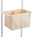 Natural elfa Divided Hamper Natural elfa Divided Hamper