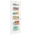 White elfa Pantry Door & Wall Rack Solution