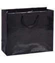 Large Black Croc Gift Tote