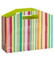 Large Bright Stripes Gift Tote
