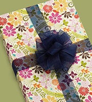 Floral Terrain Gift Wrap