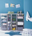 White elfa Kids' Bathroom
