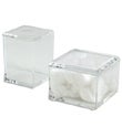 Acrylic Square Canisters with Lids