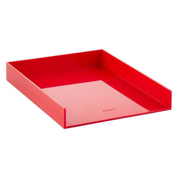 Red Poppin Stacking Letter Tray The Container Store