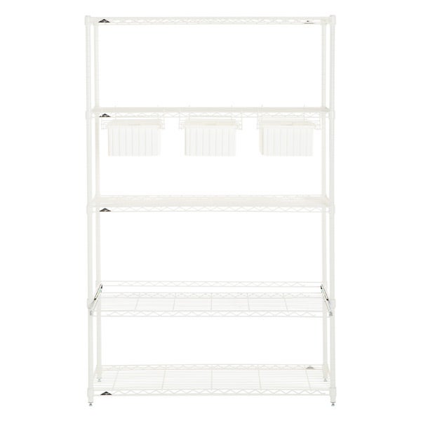 InterMetro Garage Storage with Gliding Shelf The Container Store