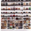 Walnut & White elfa décor Heels Closet Walnut & White elfa décor Heels Closet