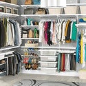 White elfa décor His & Hers Closet White elfa décor His & Hers Closet