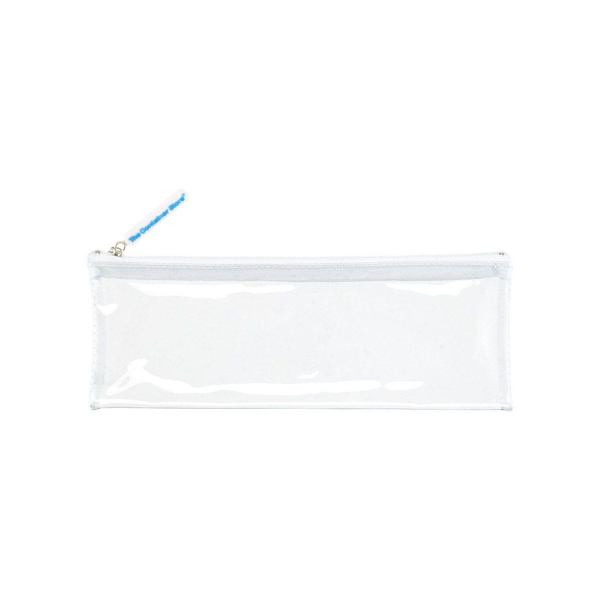 White Zippered Clear Pouches | The Container Store