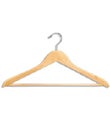 Natural Suit Hangers with Ribbed Bars