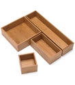 Modular Bamboo Drawer Organizers