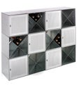 Galvanized QBO&reg; Steel Cube Wine Bar