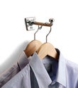 Chrome Garment Hooks
