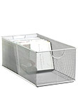 Silver Mesh DVD Bin