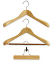 Premium Natural Hardwood Hangers