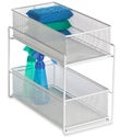 White 2-Drawer Mesh Organizer