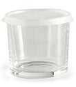 Covered Glass Cylinder