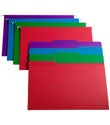 Legal-Size File Folders in Assorted Colors