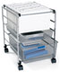 Platinum elfa Mesh File Carts