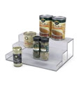 3-Tier Silver Mesh Cabinet Organizer