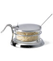 Stainless Steel & Glass Condiment Server