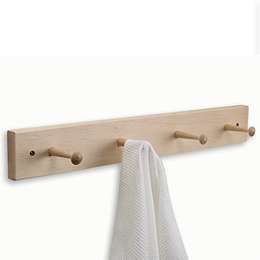 wooden peg rack