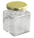 Commercial Square Glass Jar