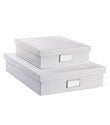White Matrix Office Storage Boxes