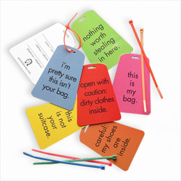 Attitude Luggage Tags