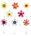BeDoodles Floral Tie-On