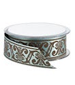 Elegant Scroll Satin Ribbon