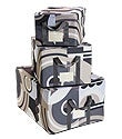 Graphic Fabric Storage Boxes
