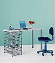 Platinum & White elfa Desk