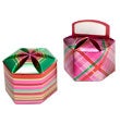 Argyle & Stripes Favor Boxes