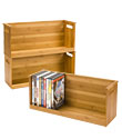 Bamboo DVD Stacker