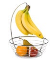 Chrome Banana Holder & Bowl
